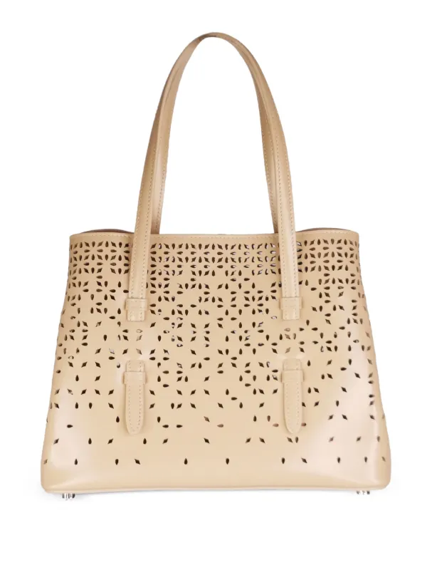 Laser cut tote clearance bag