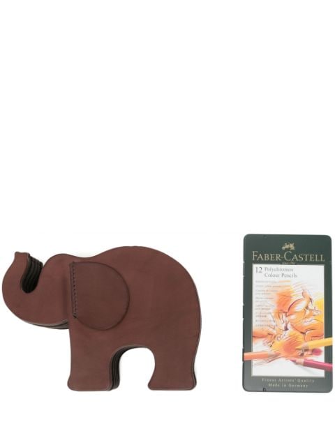 Graf von Faber-Castell medium Elephant leather pen holder