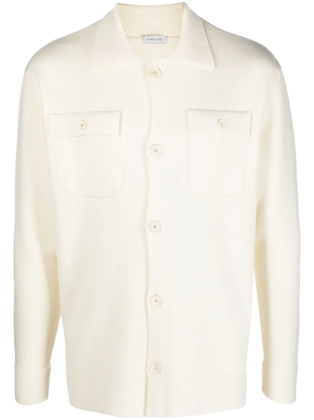 knitted wool cardigan