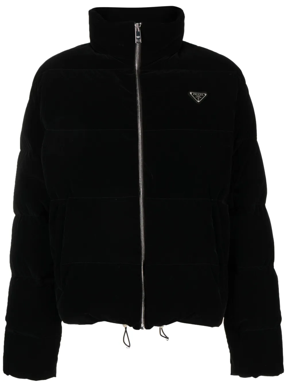 Prada Fluwelen jack Zwart