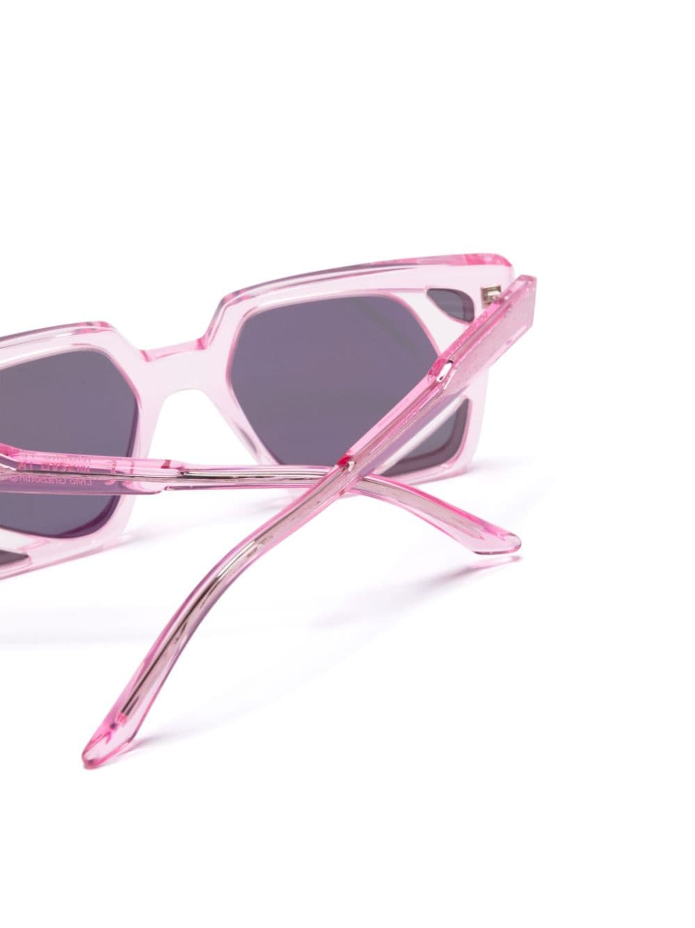 Shop Kuboraum T6 Square-frame Tinted Sunglasses In Pink