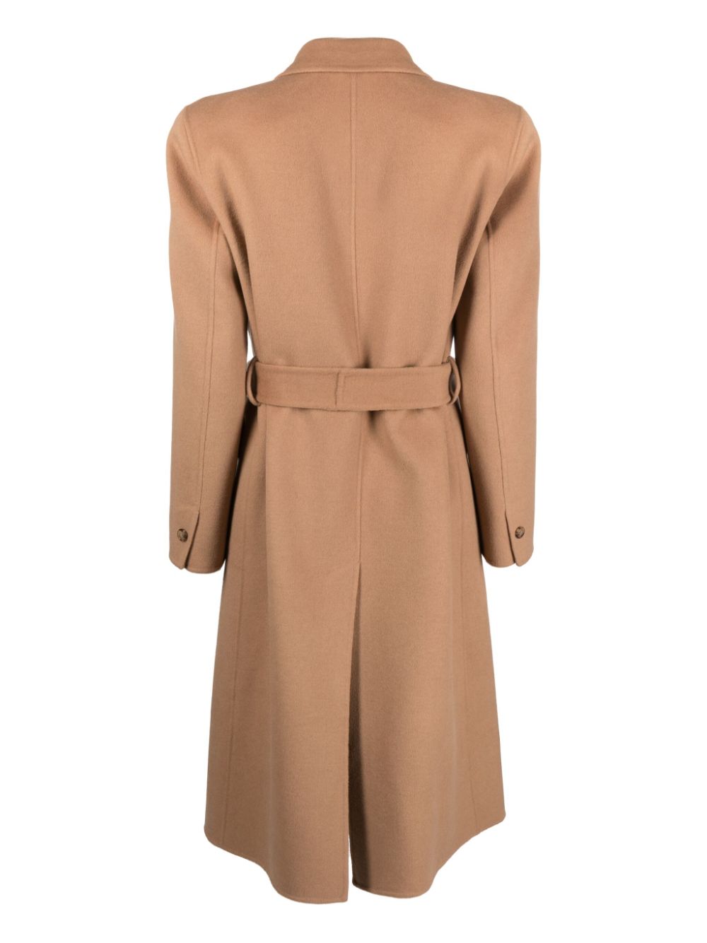 Seventy belted double-breasted coat - Beige