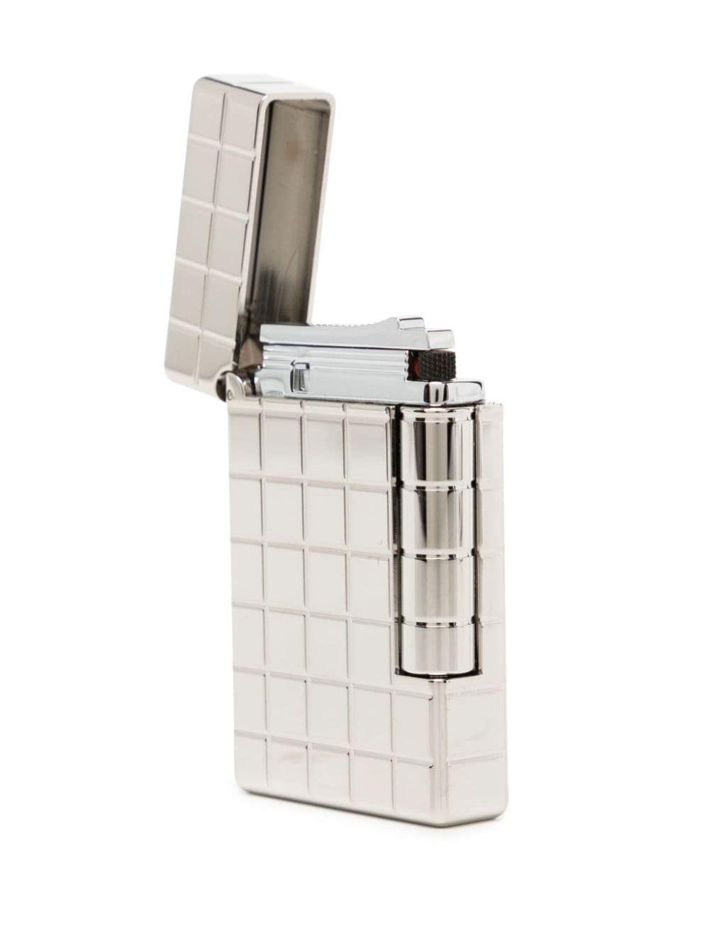 Shop St Dupont Haute Création Embossed-finish Lighter In Silver