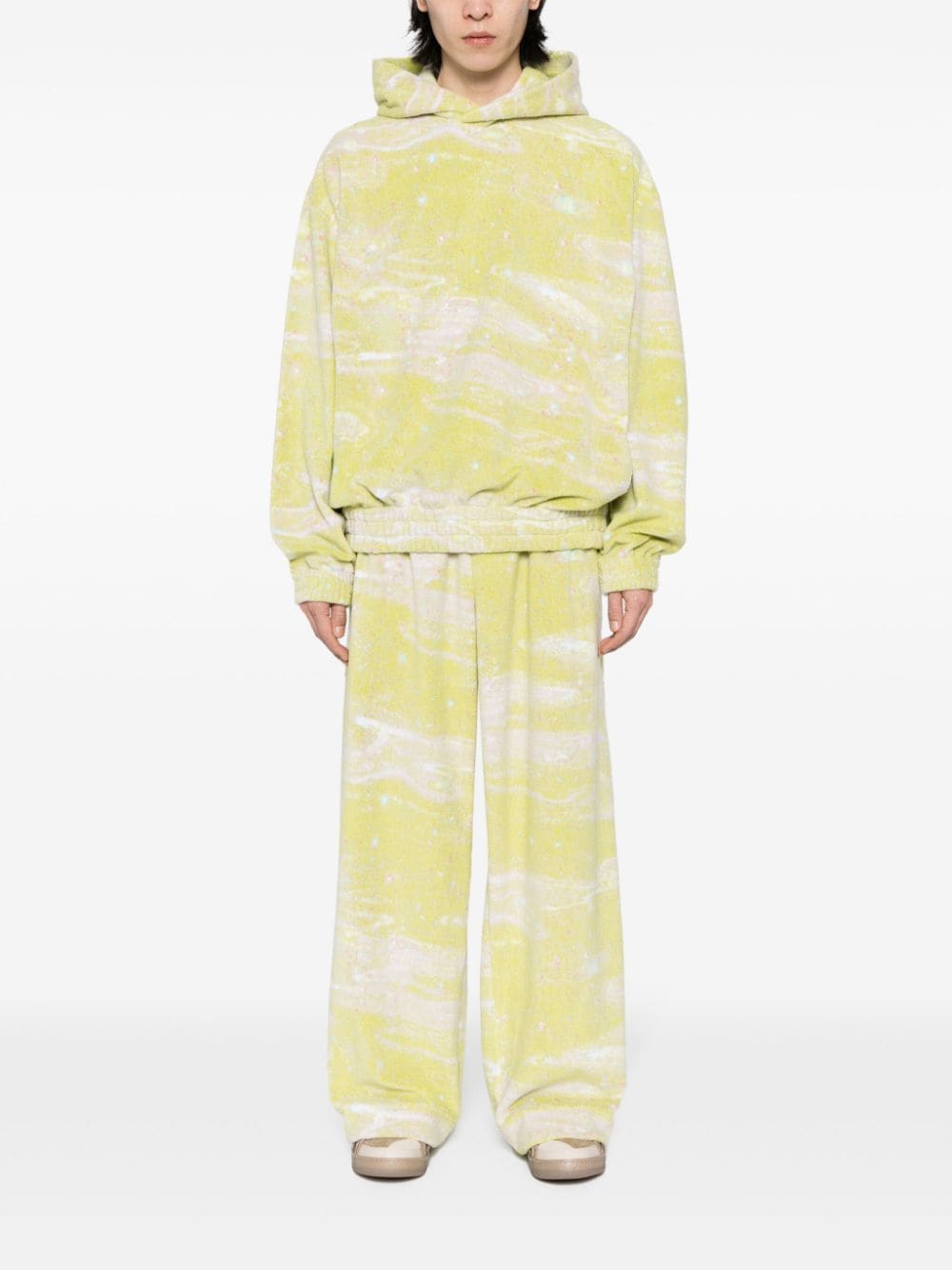 Bonsai abstract-print wide-leg trousers - Veelkleurig