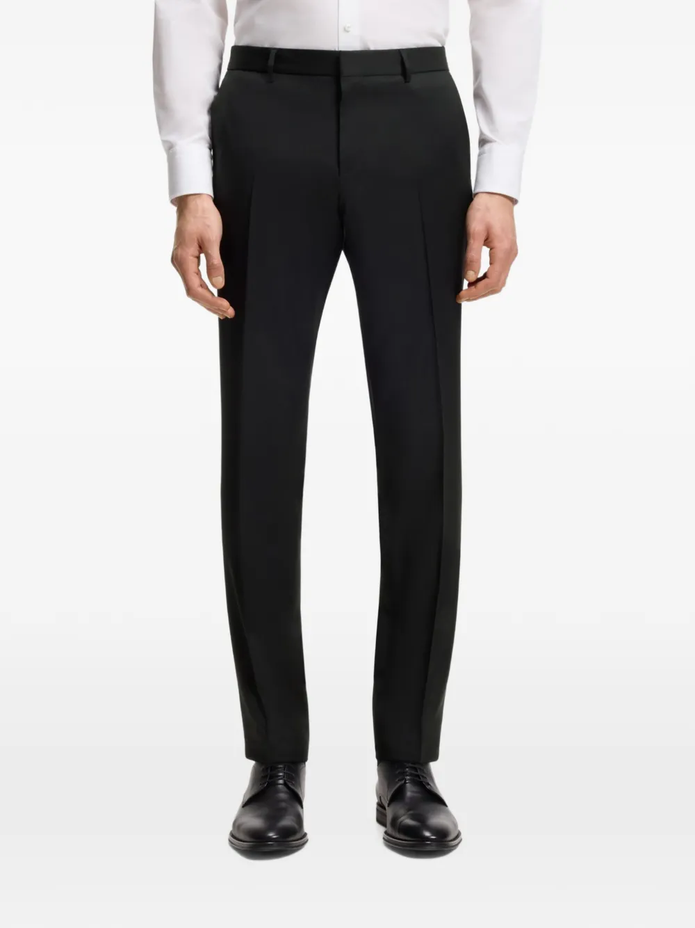 BOSS Straight broek Zwart