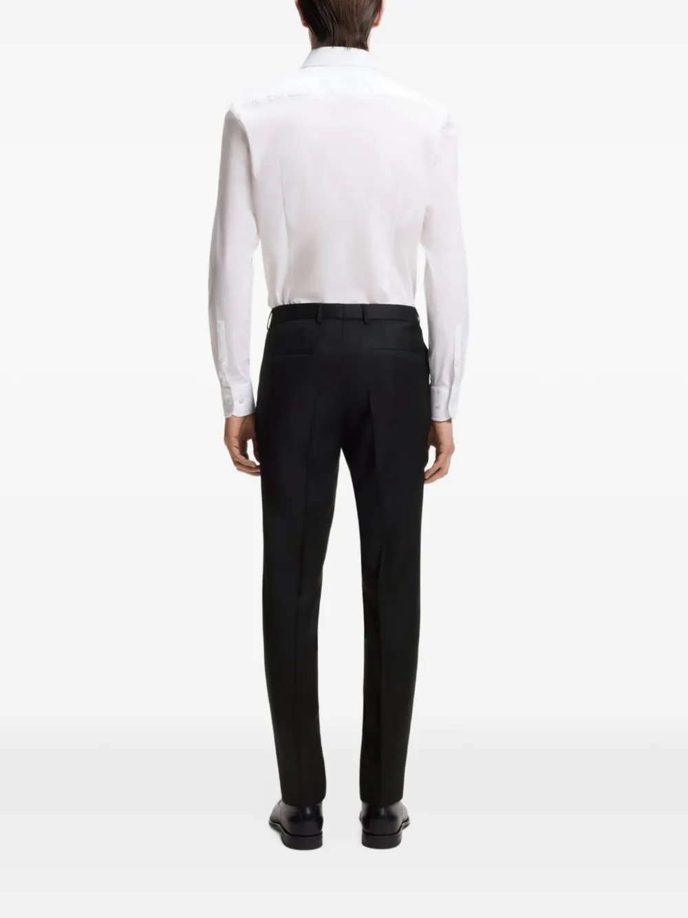 BOSS Straight broek Zwart