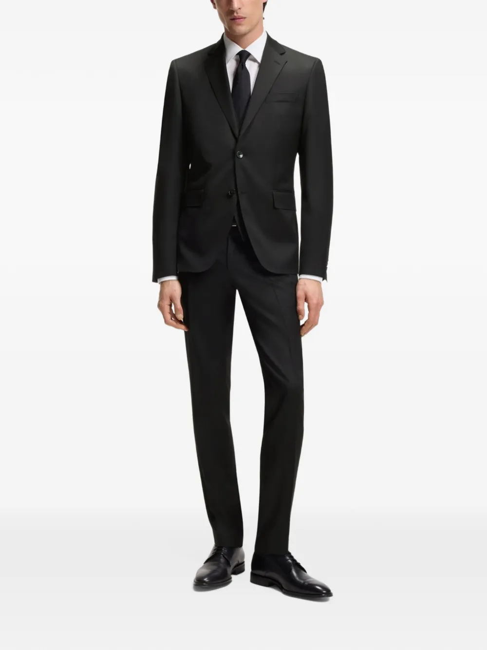 BOSS Straight broek Zwart