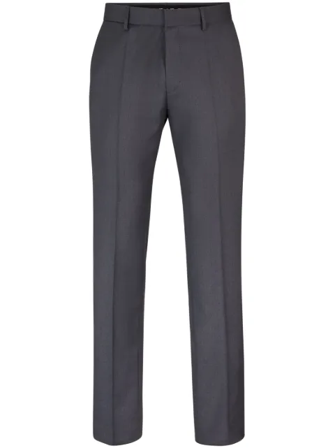 BOSS pressed-crease tailored trousers