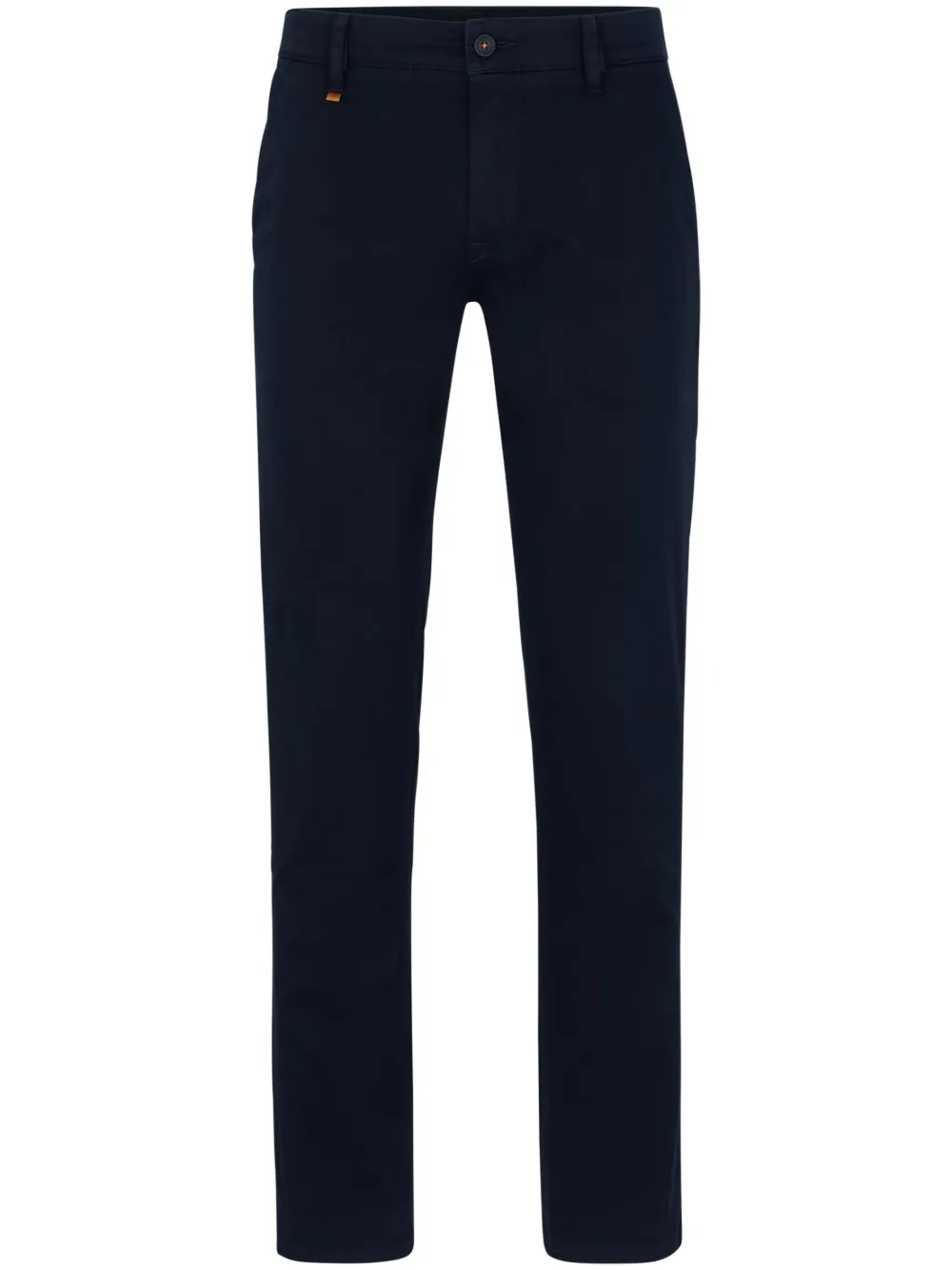 BOSS Calça cenoura com tag de logo | Preto | Image 1