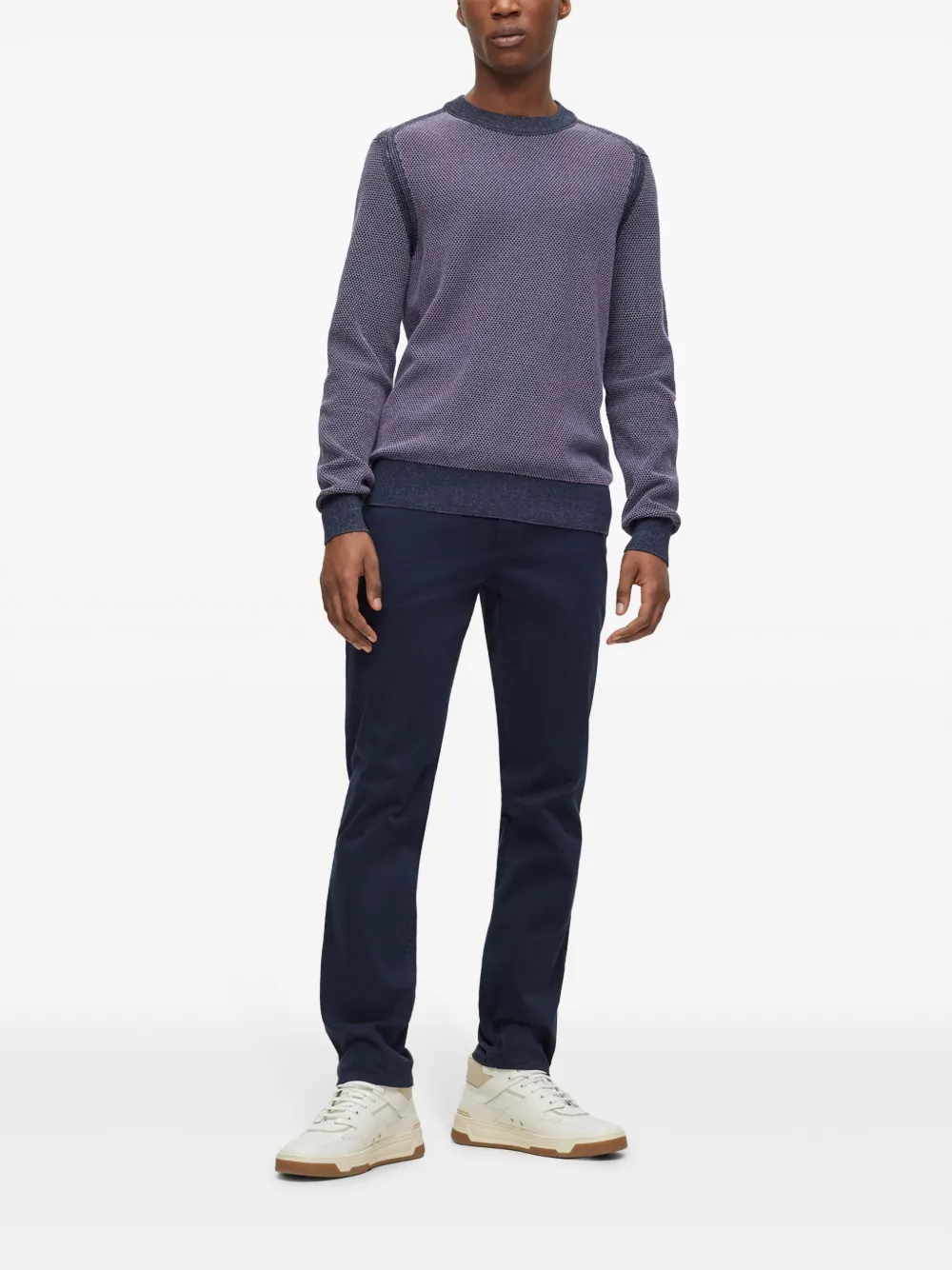 BOSS Calça cenoura com tag de logo | Calça cenoura | Image 2