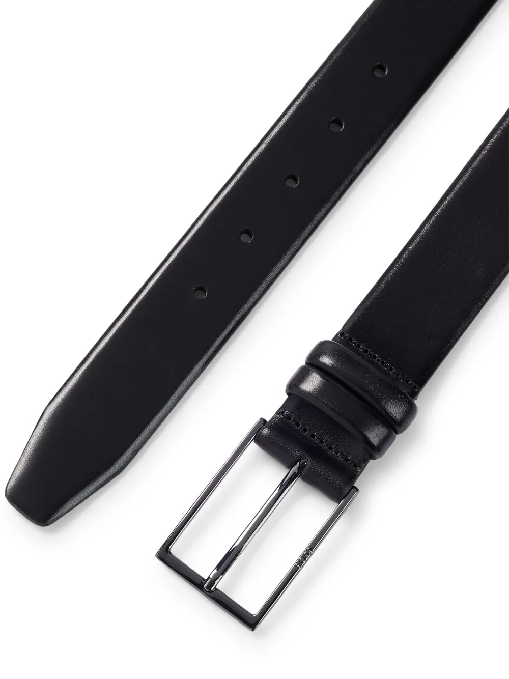 BOSS Riem met gegraveerd logo - Zwart