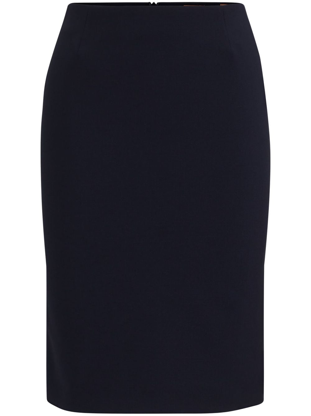 Shop Hugo Boss Vileah Pencil Skirt In Blue