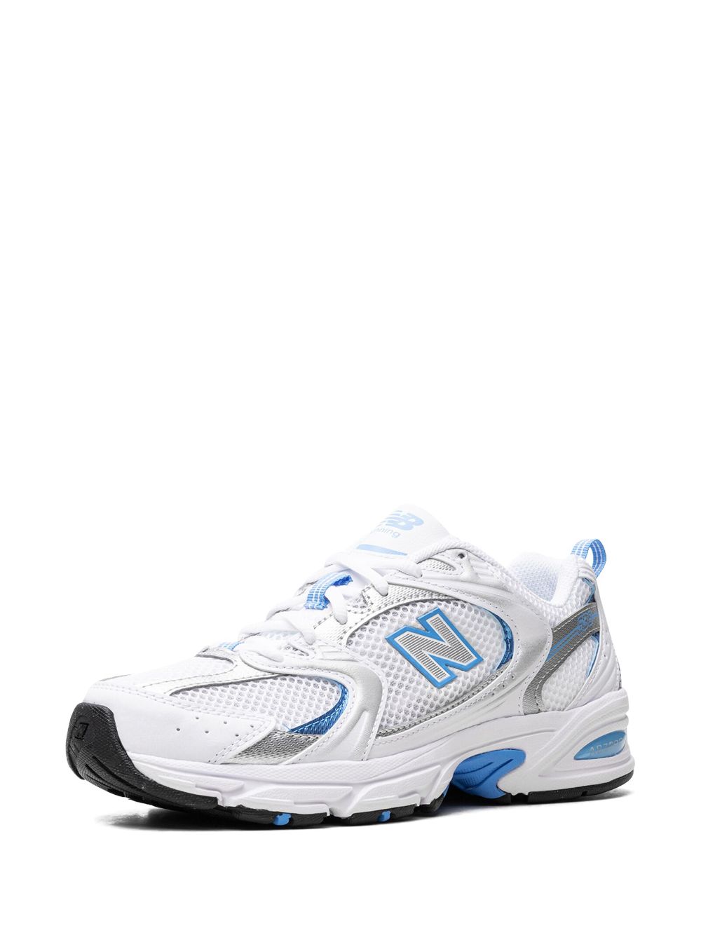 Shop New Balance 530 "metallic Blue" Sneakers In White