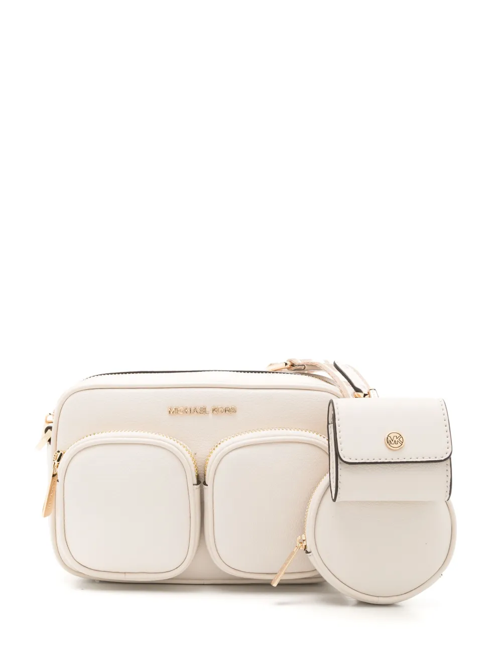 Michael Michael Kors Borsa a tracolla Jet Set in pelle - Bianco