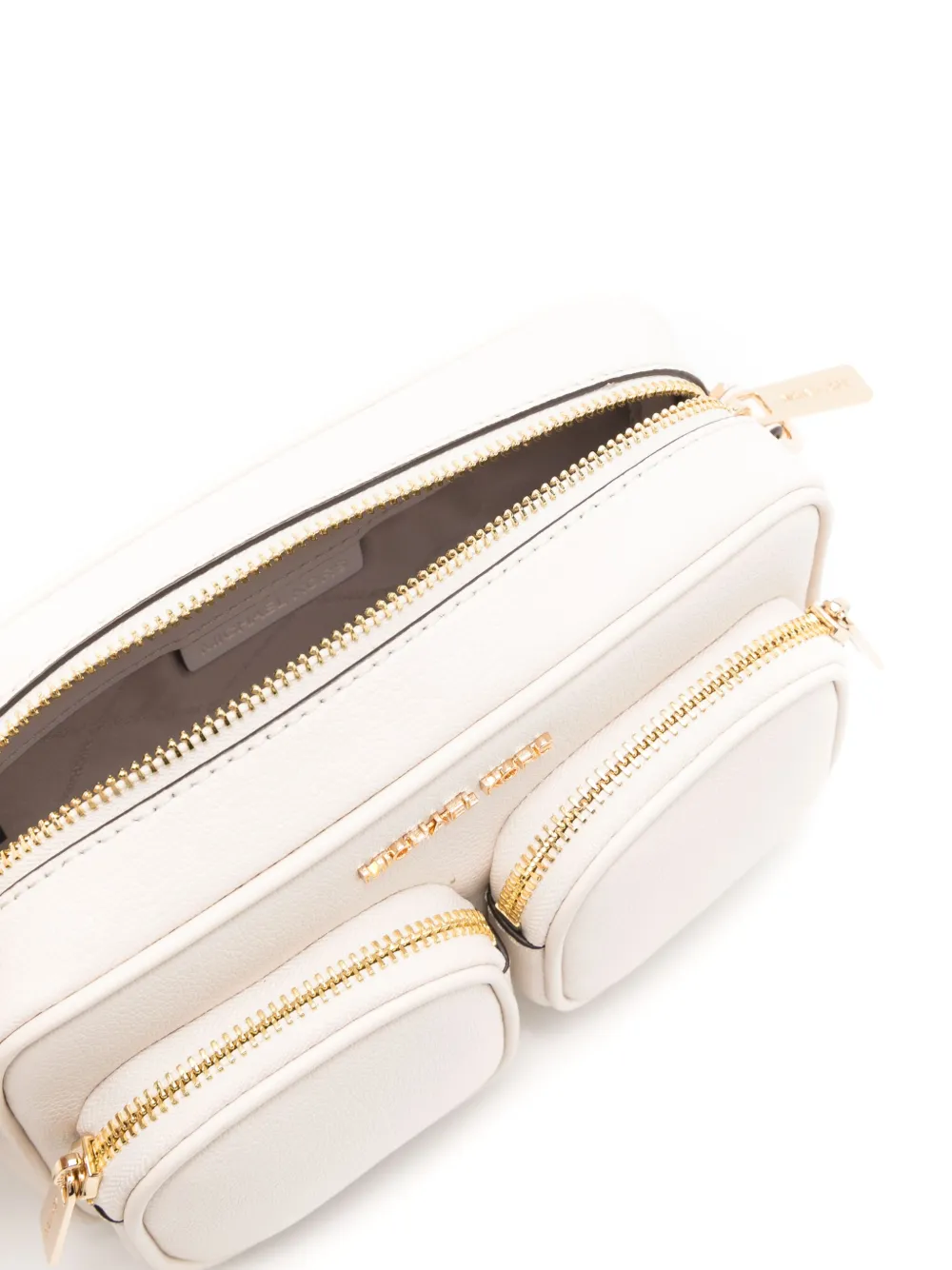 Michael Kors Jet Set leren crossbodytas Wit