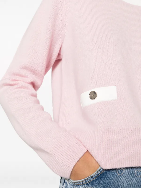 White and pink outlet jumper