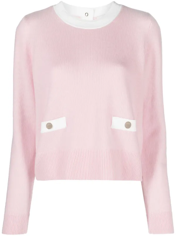 White and 2024 pink jumper