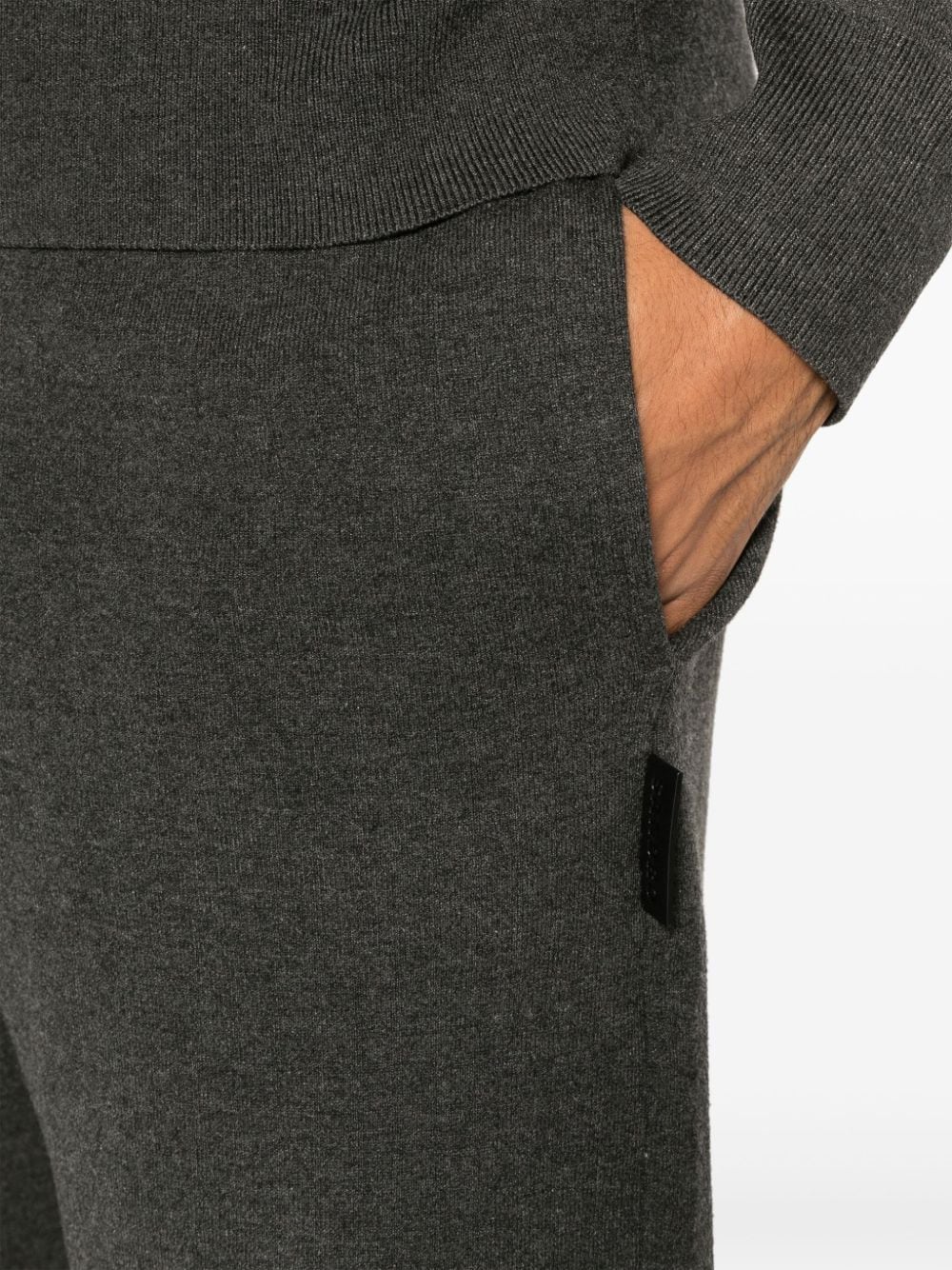 Shop Sandro Raw-cut Technical-jersey Shorts In Grey