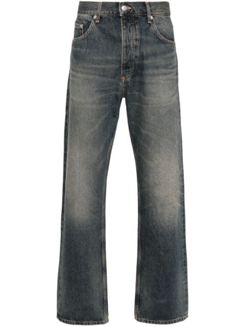 SANDRO jeans slim con efecto descolorido