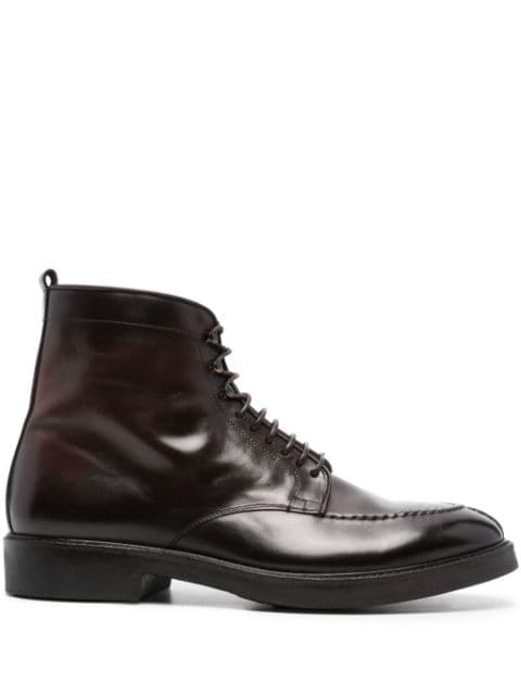 Alberto Fasciani Caleb leather ankle boots
