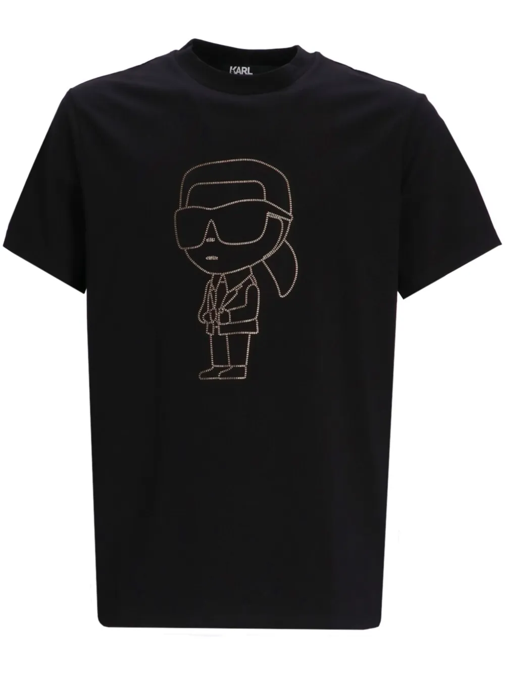 Karl Lagerfeld Ikonik Karl T-shirt Zwart