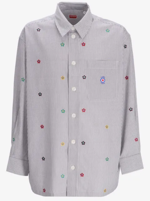 Kenzo flower-print cotton shirt
