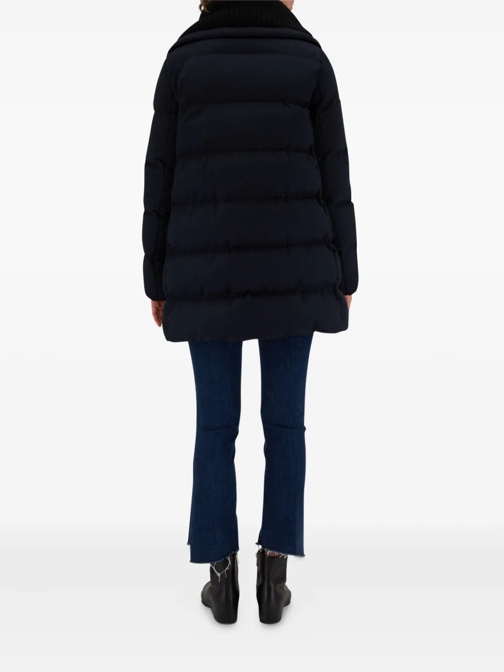 Mother The Insider Raw-hem Cropped Jeans In Blue