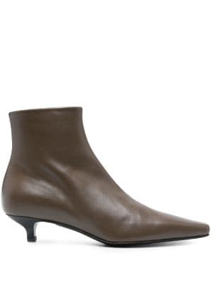 Louis Vuitton pre-owned Wooden Heel Ankle Boots - Farfetch