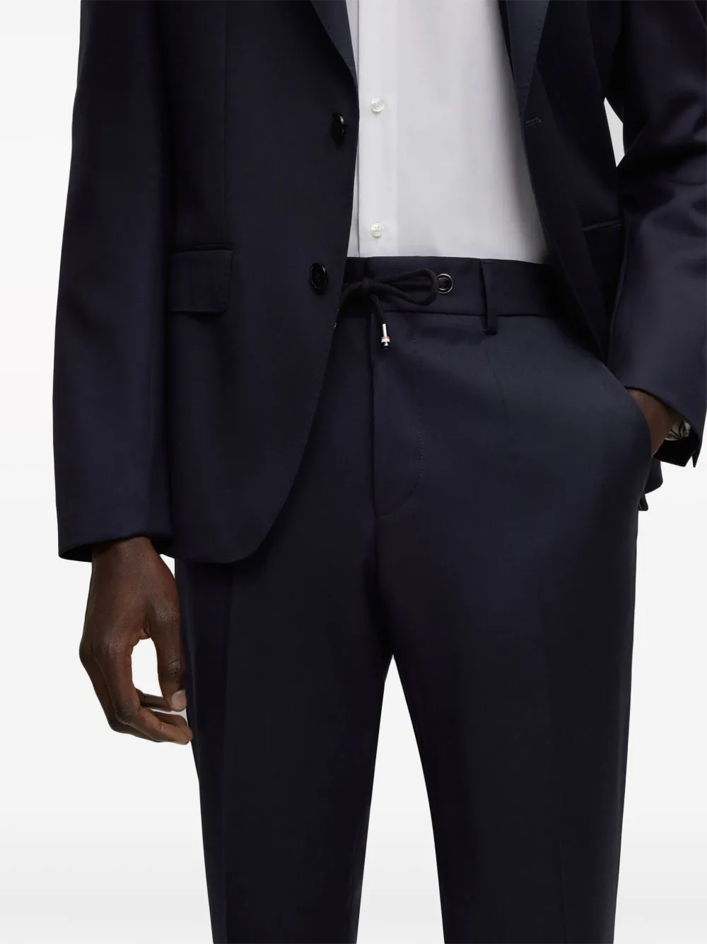 BOSS Slim-fit broek Blauw
