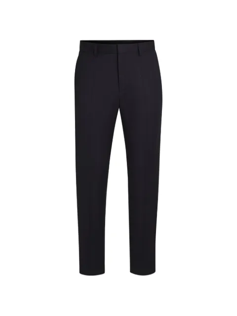 BOSS regular-fit trousers in virgin-wool serge