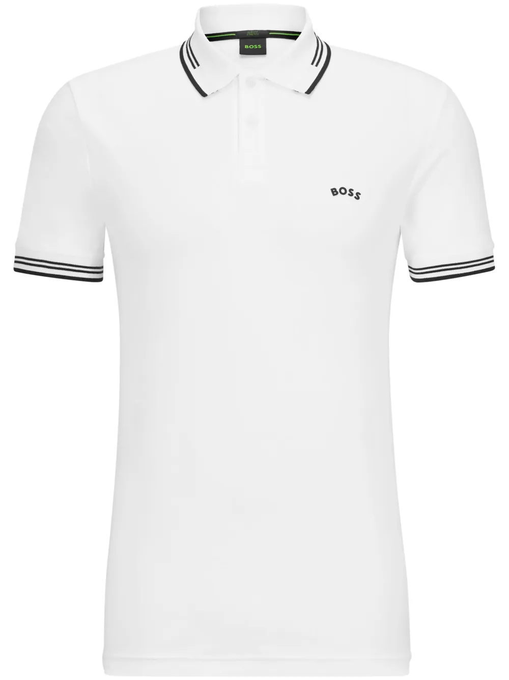 BOSS logoprint contrasttrim Polo Shirt Farfetch