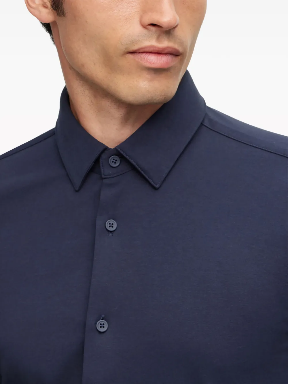 BOSS Button-up overhemd Blauw