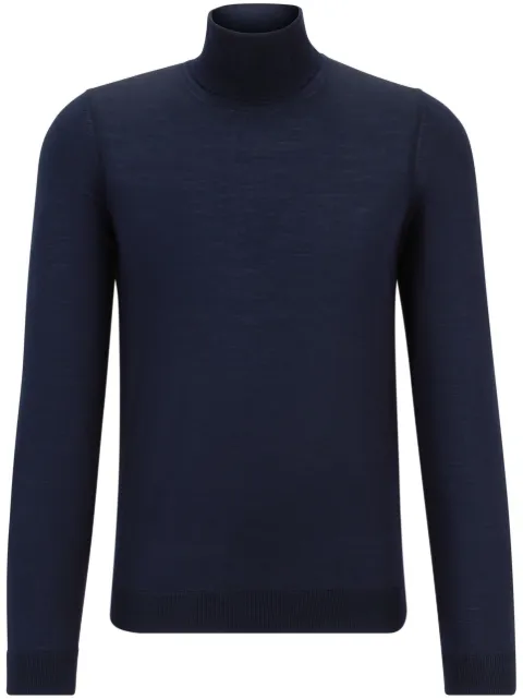BOSS roll neck knitted sweater