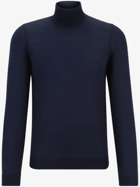 BOSS roll neck knitted sweater