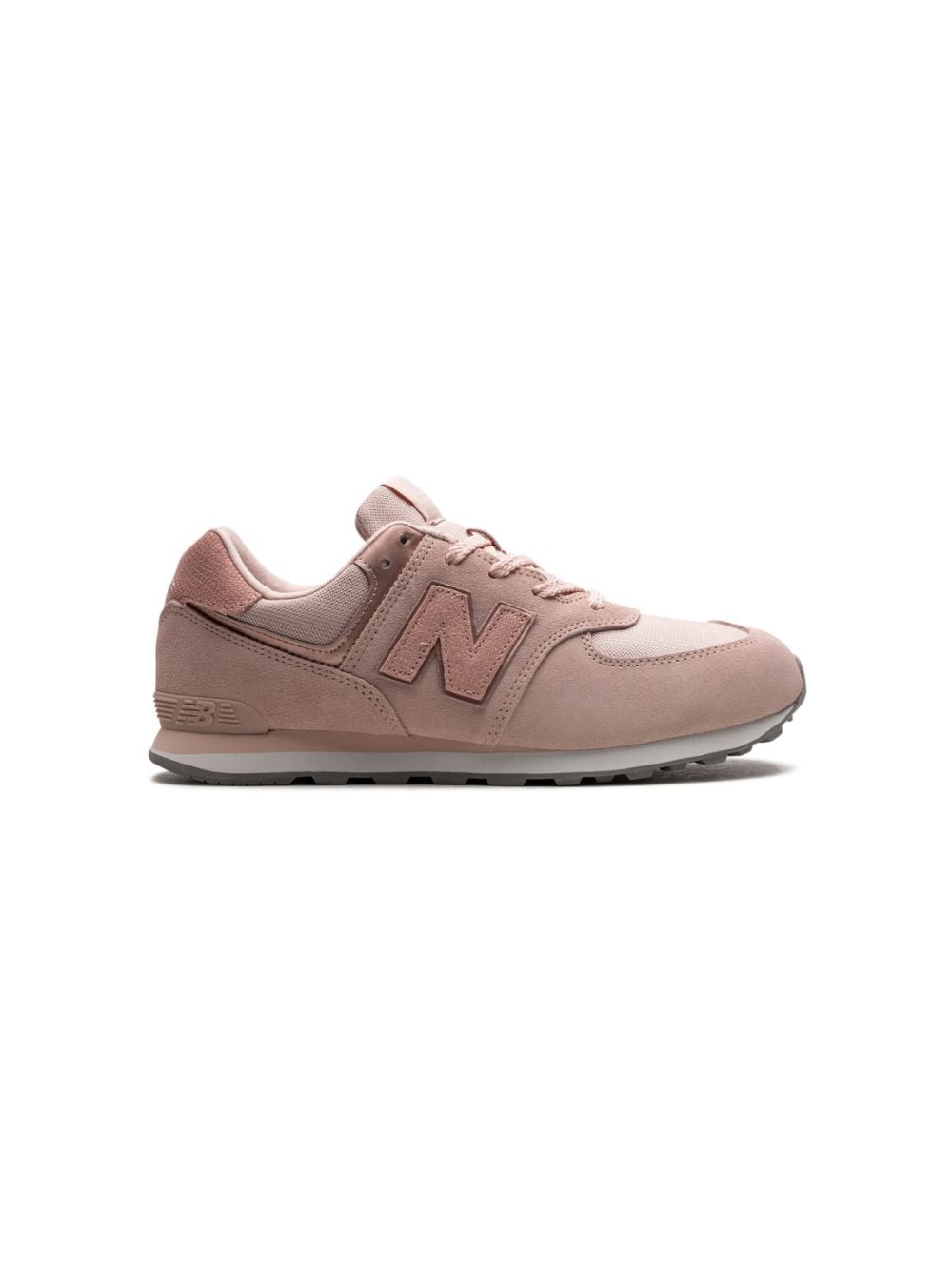 Shop New Balance 574 "pale Pink" Sneakers