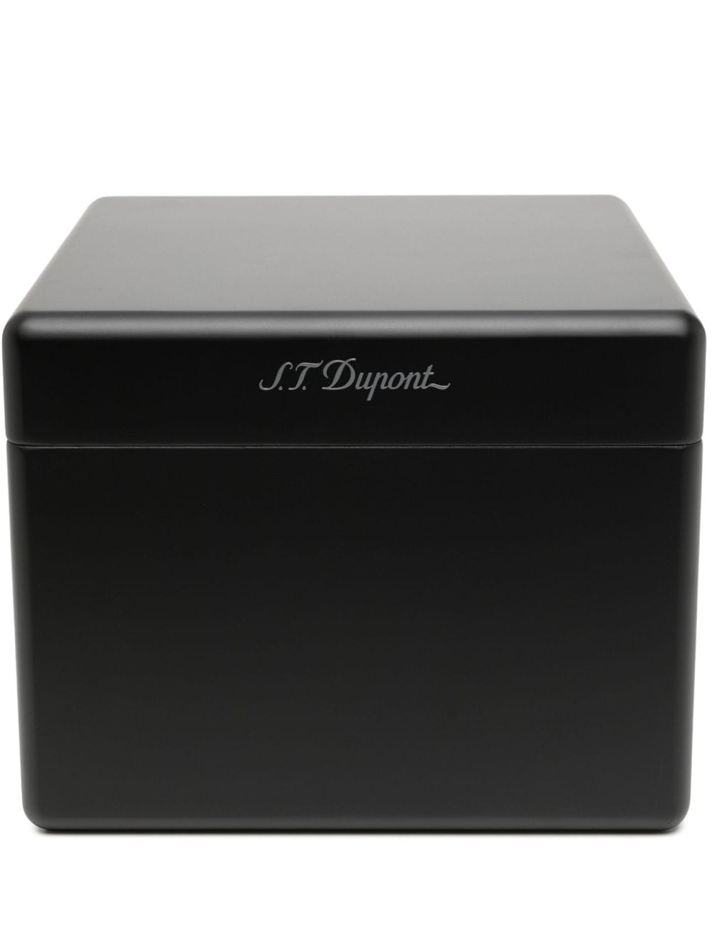 St Dupont Cubic-body Cigar Humidor In Black