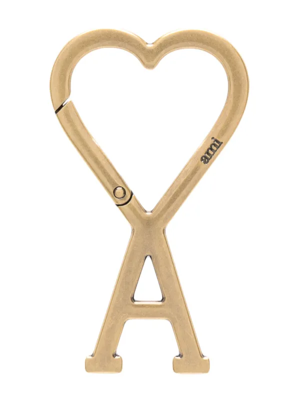 AMI Paris Ami De Coeur Hook Keyring - Farfetch