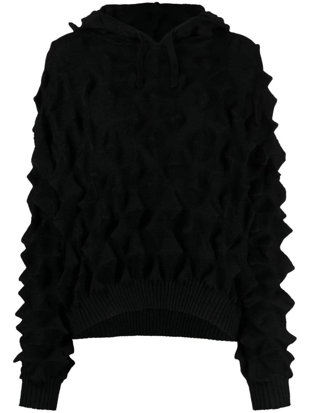 Chet Lo Spiky Knitted Hoodie - Farfetch