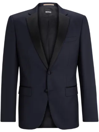 BOSS Slim Fit Tuxedo Jacket Farfetch