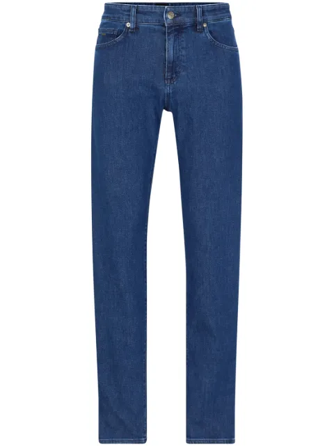 BOSS mid-rise straight-leg jeans