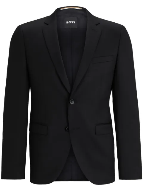 BOSS Blazer met enkele rij knopen