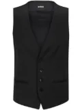 BOSS single-breasted tailored waistcoat - Black