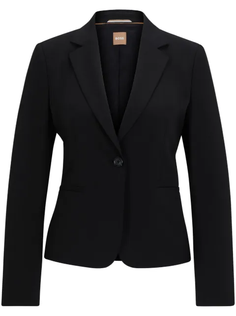 BOSS single-breasted notch-lapels blazer