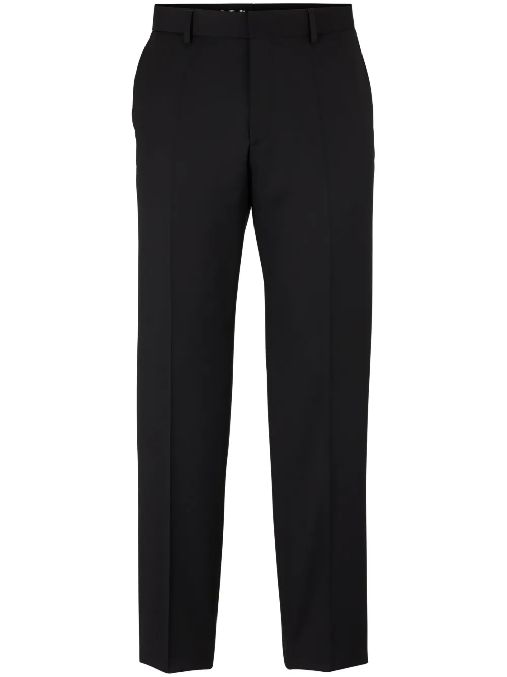 BOSS pressed-crease tailored trousers | Black | Image 1