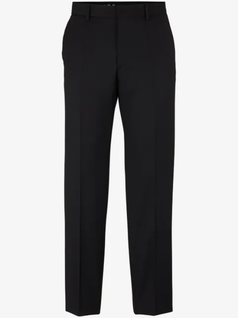 BOSS pressed-crease tailored trousers
