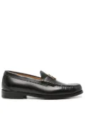 Ralph Lauren Collection Harlan logo-plaque loafers - Black