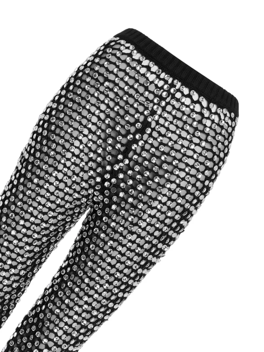 Diotima Crystal-embellished Slim-fit Trousers in Black, view 2
