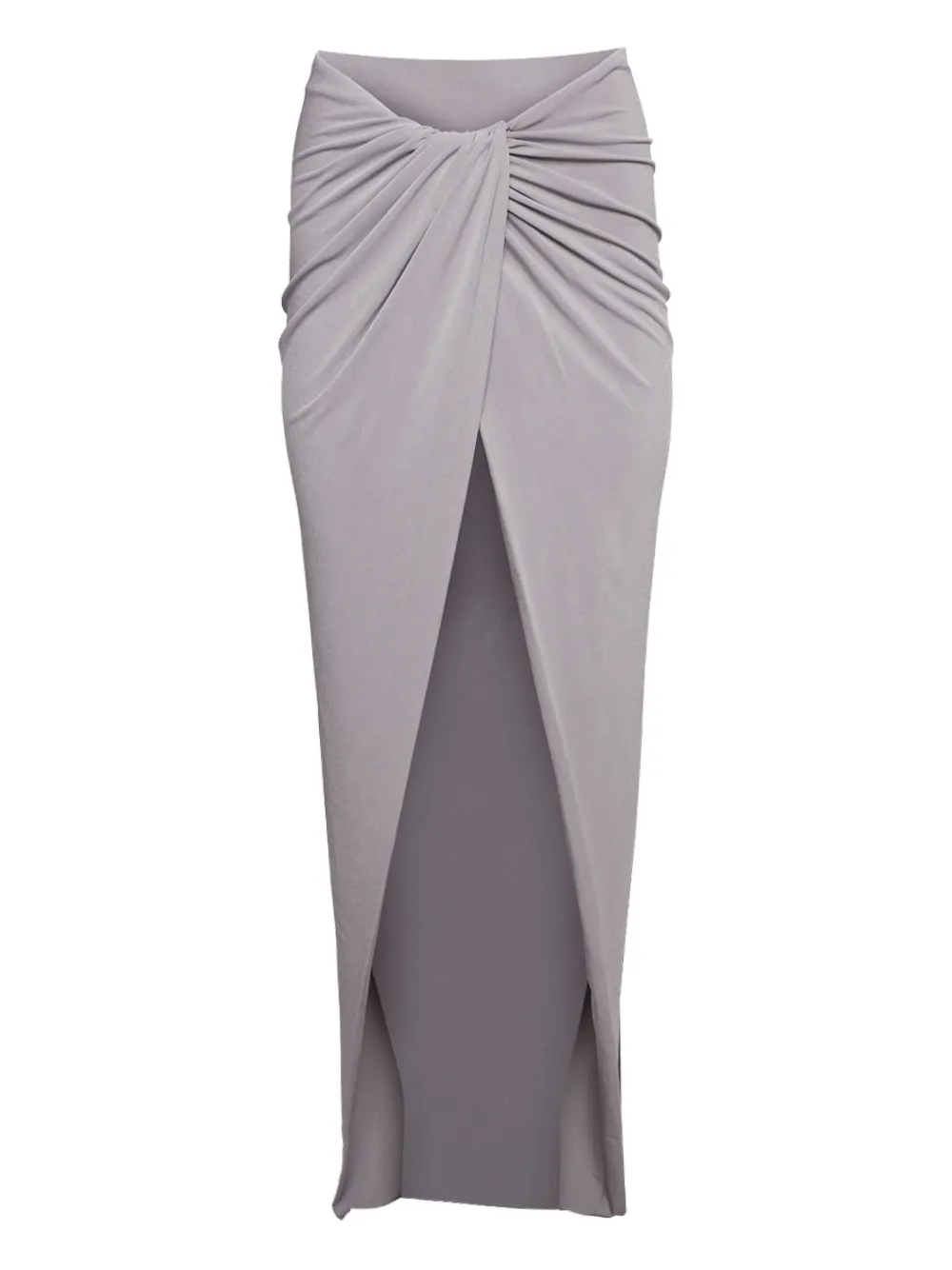 LaQuan Smith Gonna con spacco - Grigio