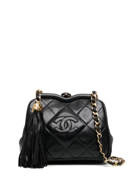 HOT SALE CHANEL CC diamond-quilted belt bag Women