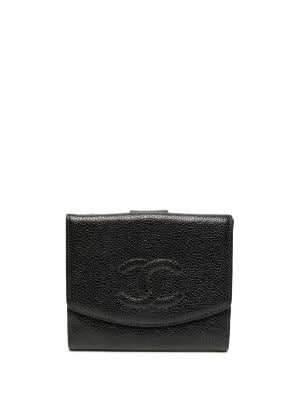 Chanel Pre-owned CC logo-embossed Compact Wallet - Black